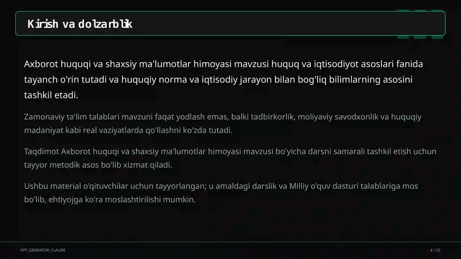 Huquq va iqtisodiyot asoslari (9-11) 4