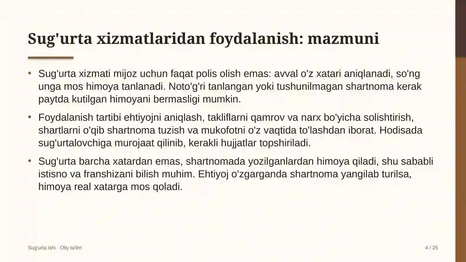 onlayn ta'lim platformalarida sug'urta xizmatlaridan foydalanish 3511 4