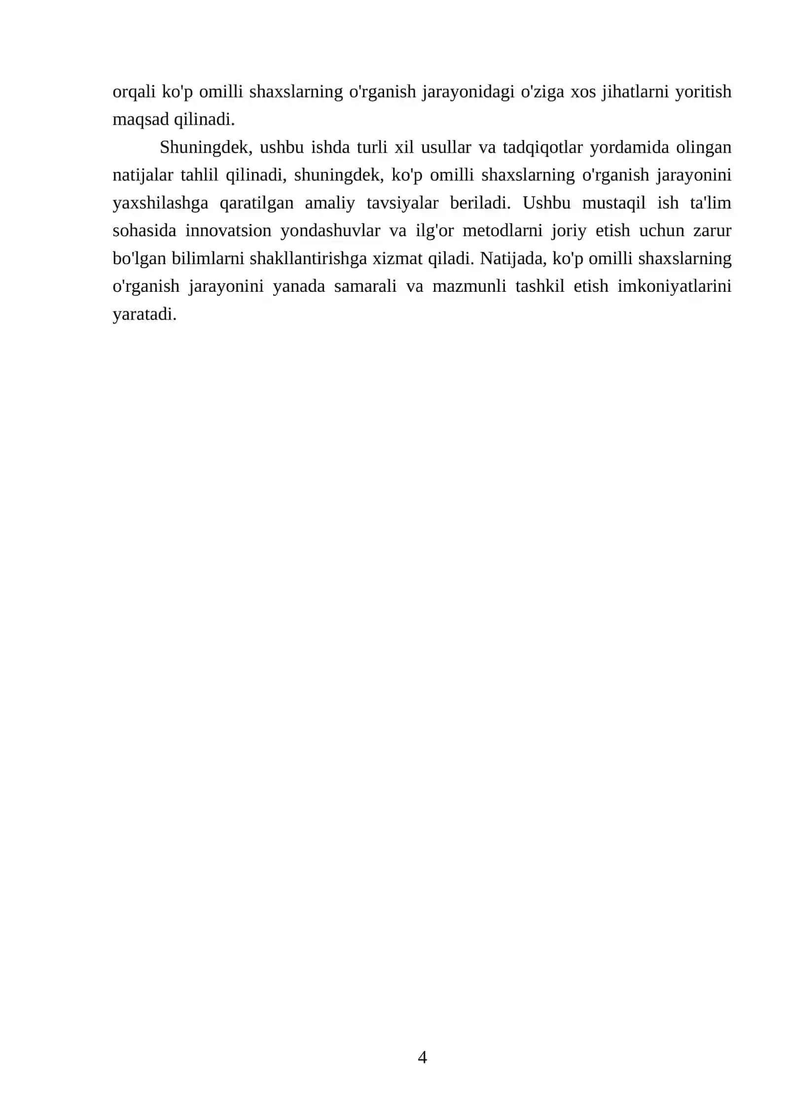 Koʻp omilli shaxsning oʻrganish soʻrovnomalari 4