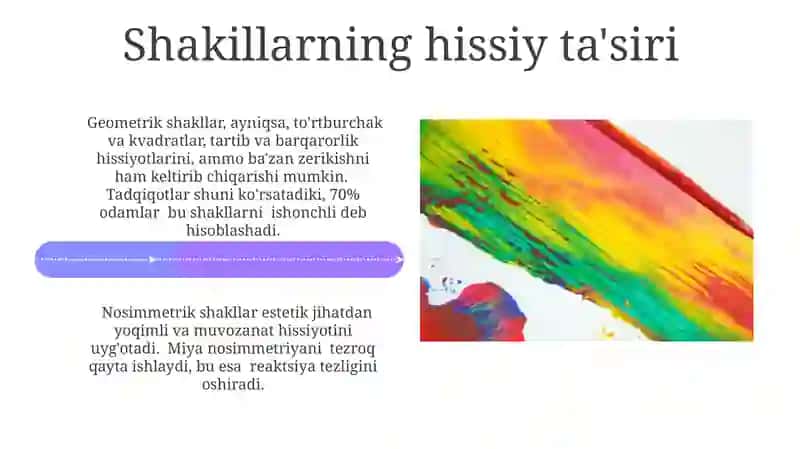 Rang va shaklni inson ruxiyatiga tasiri 4