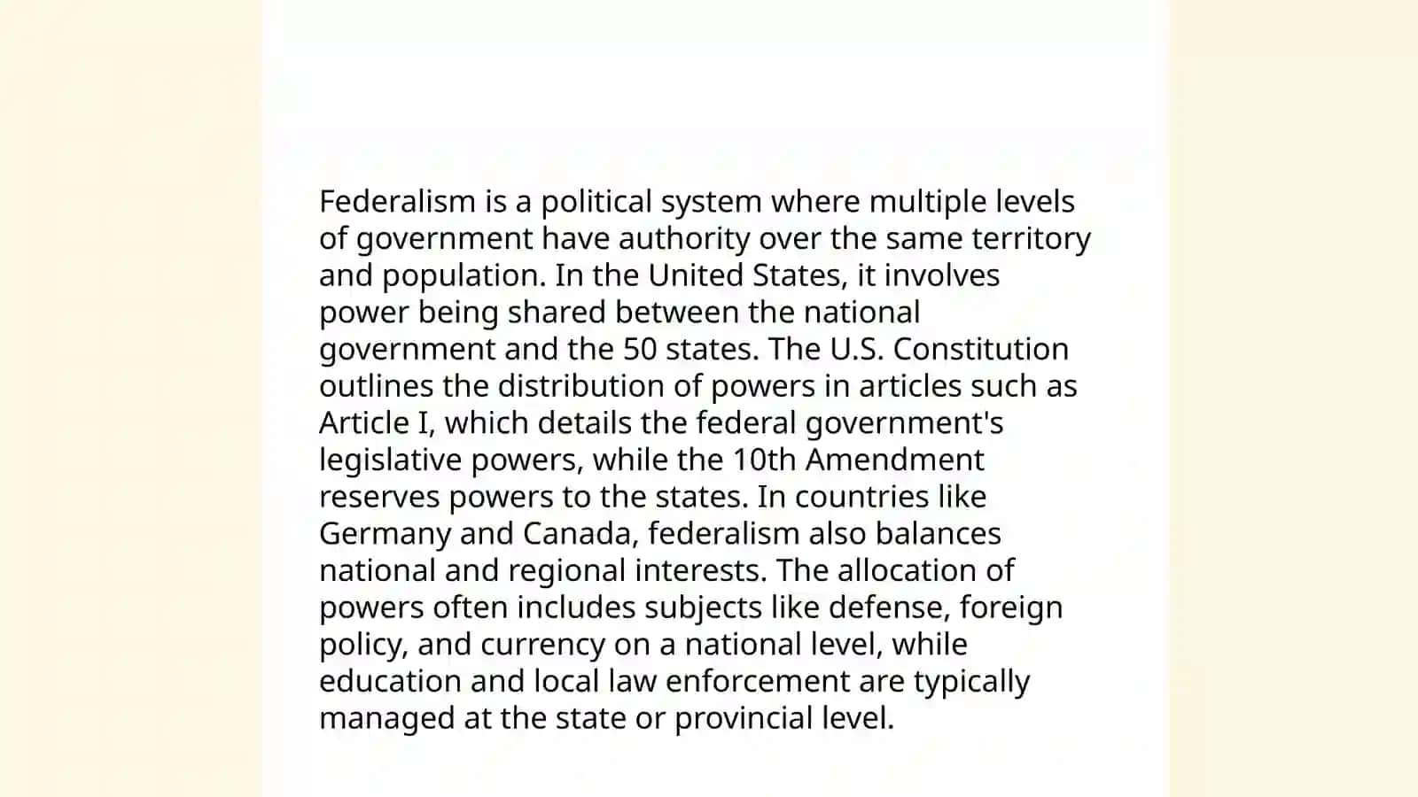 The U.S. Constitution 4