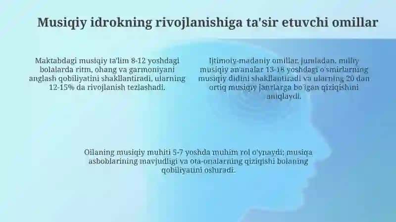 Musiqiy idrokni rivojlantirish 4