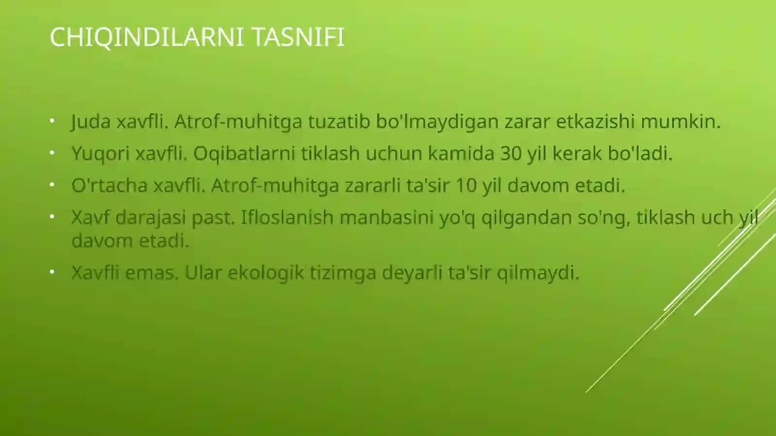 Chiqindilardan qurilish materiallarini ishlab chiqarish 4