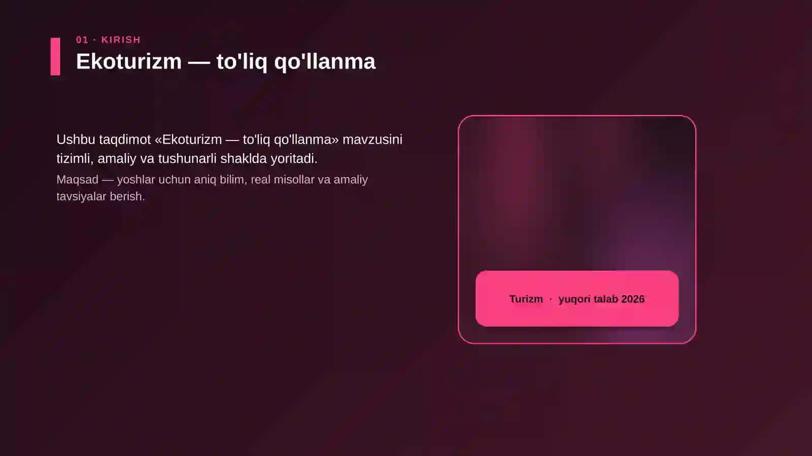 Ekoturizm — to'liq qo'llanma 4