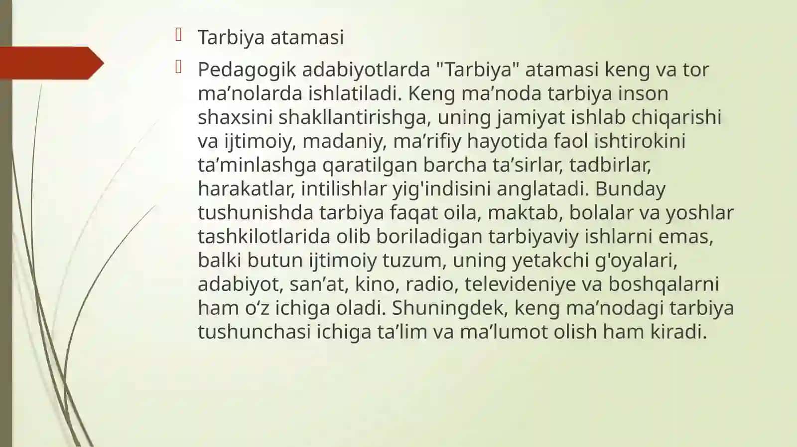 Pedagogik jarayonda tarbiya 4