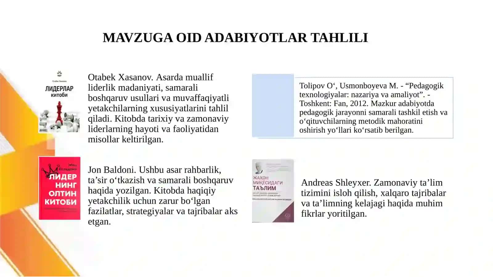 Lider o‘qituvchilarni aniqlash va rivojlantirish 4