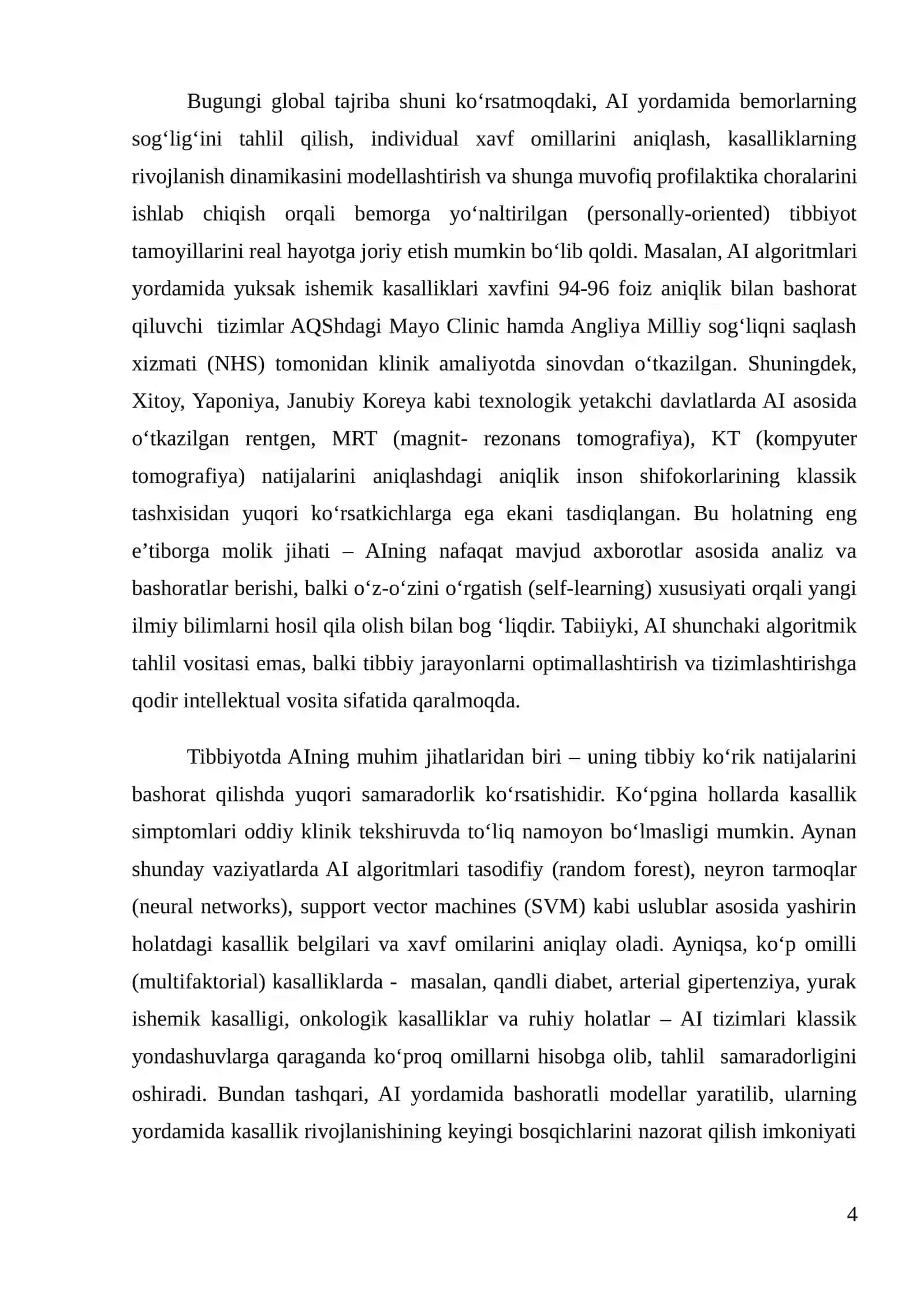 AI yordamida onkologik kasalliklarni aniqlash: Texnologik yondashuv 4