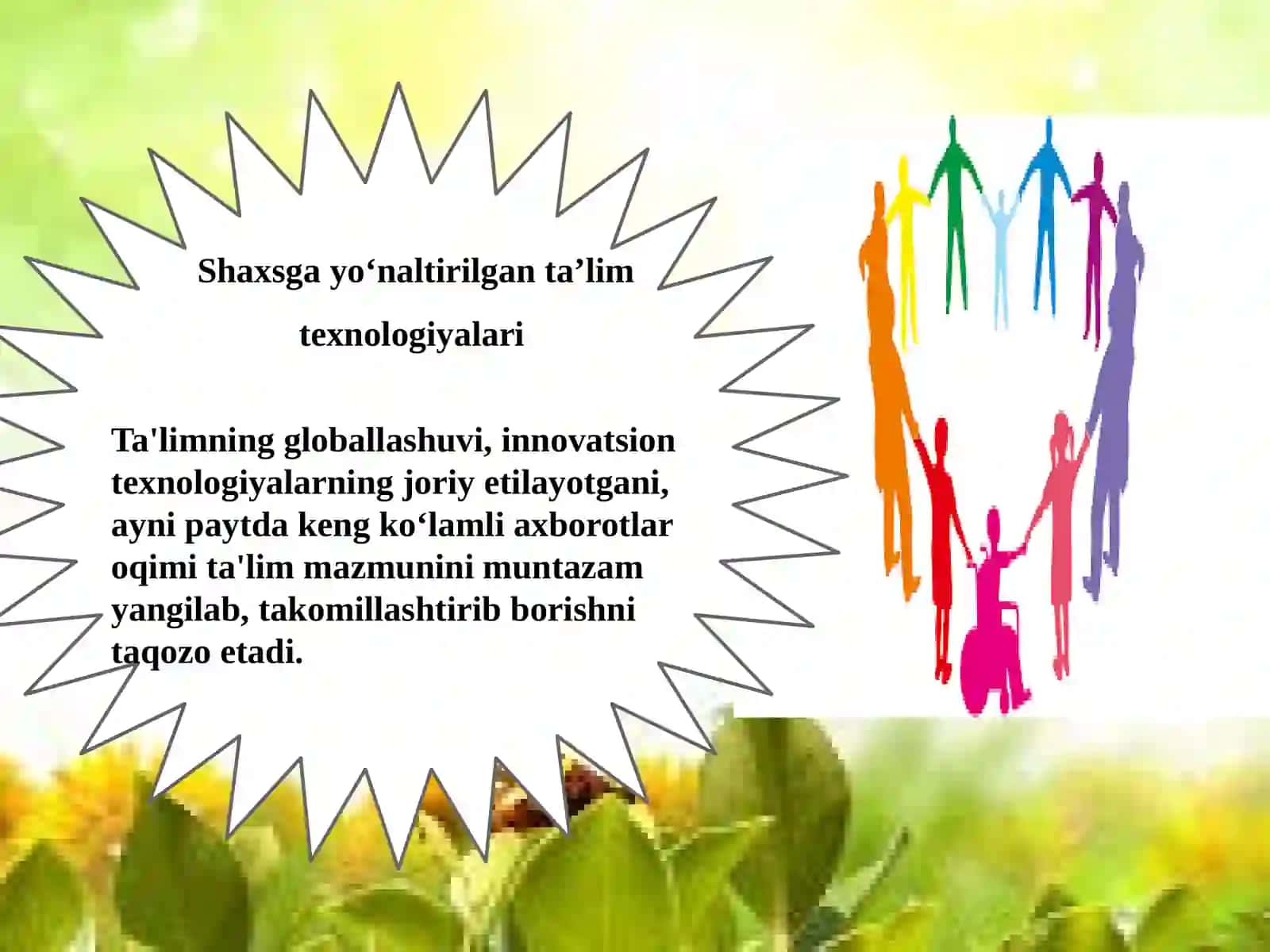 Shaxs tarbiyasida pedagogik texnologiyalardan foydalanish 4