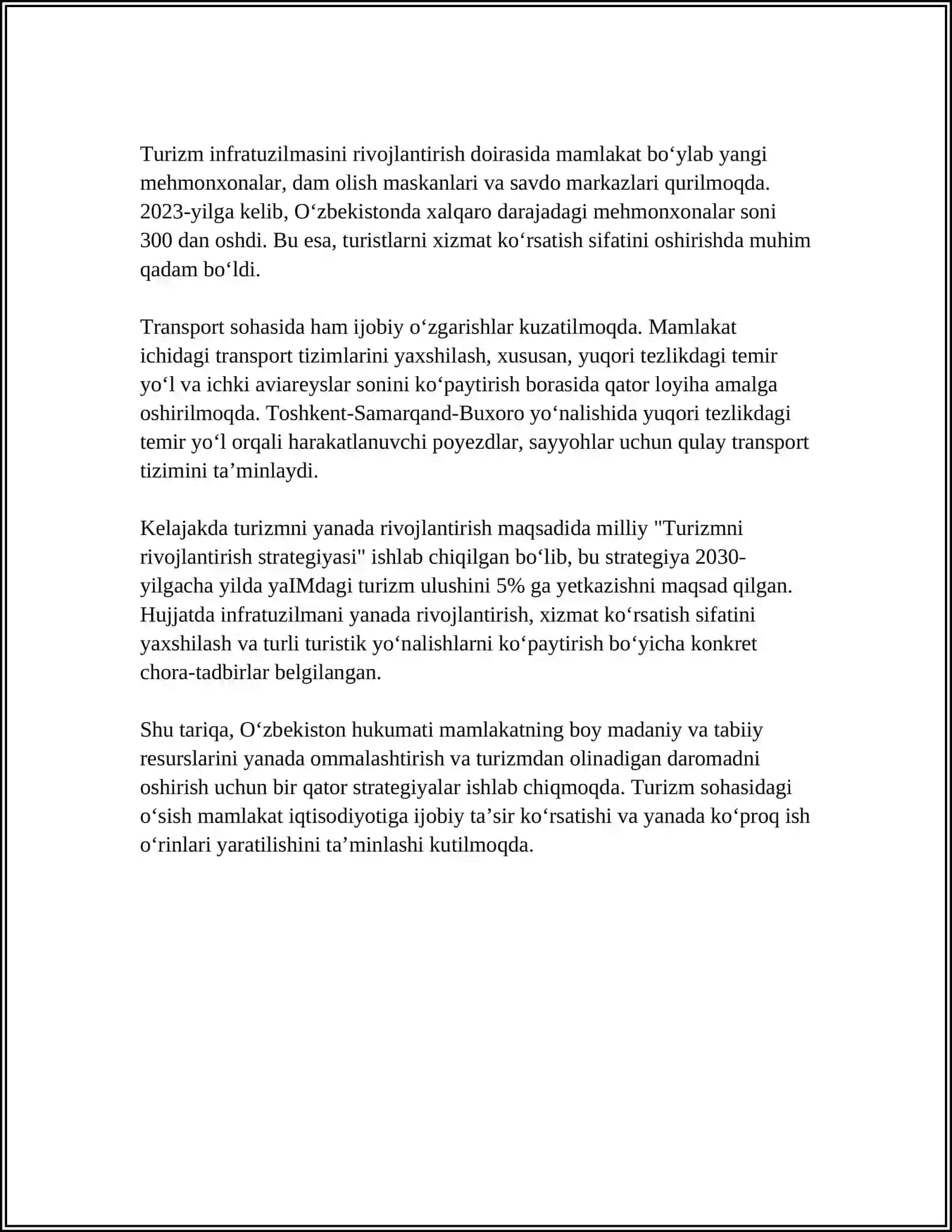 TURIZM 4