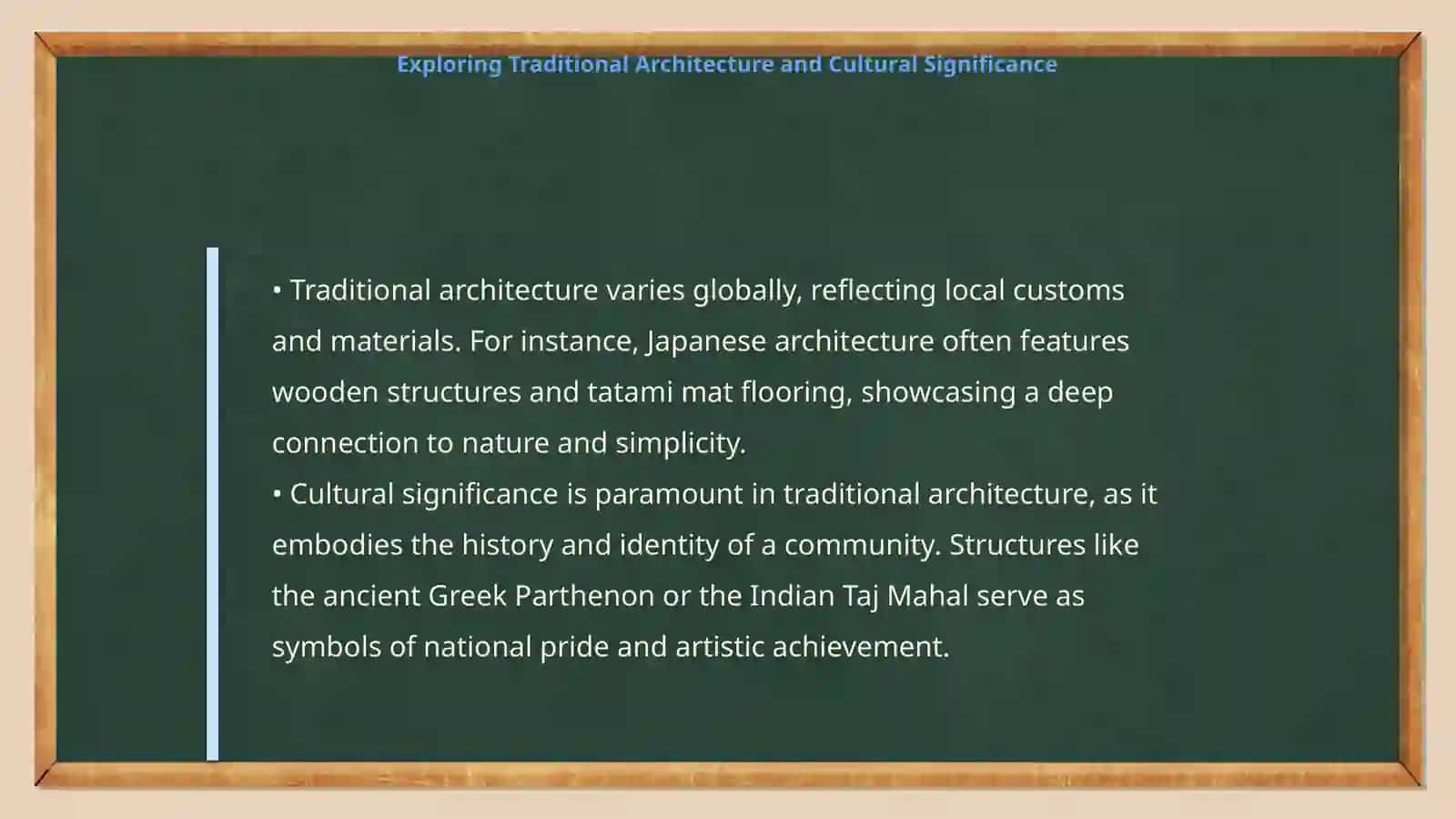 Modern vs Traditional architecture. Ingilis tilidan 4