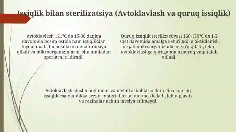 Sterilizatsiya usullari 4
