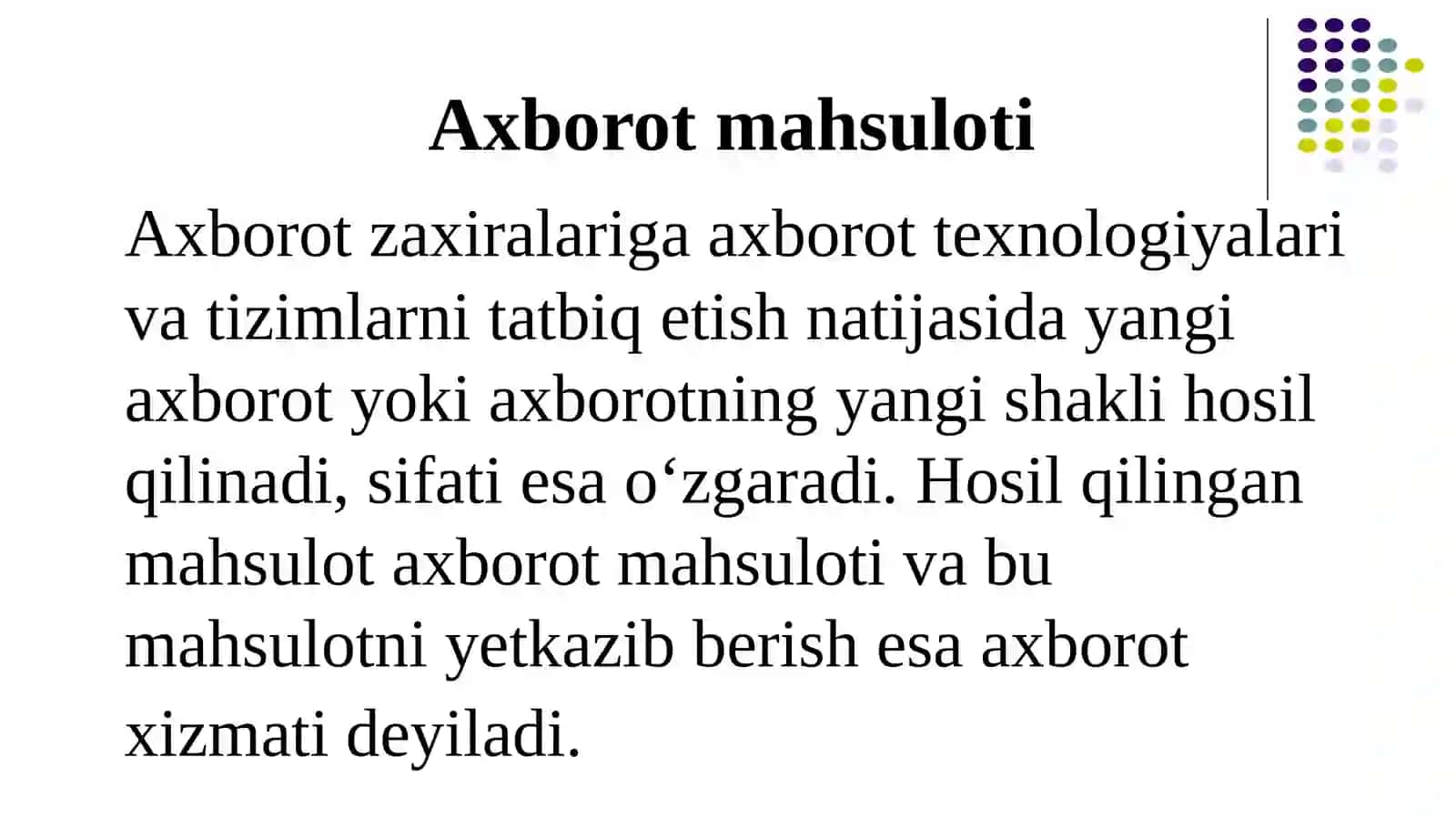 IQTISODIYOTDA FOYDALANILADIGAN DASTURIY MAHSULOTLAR 4