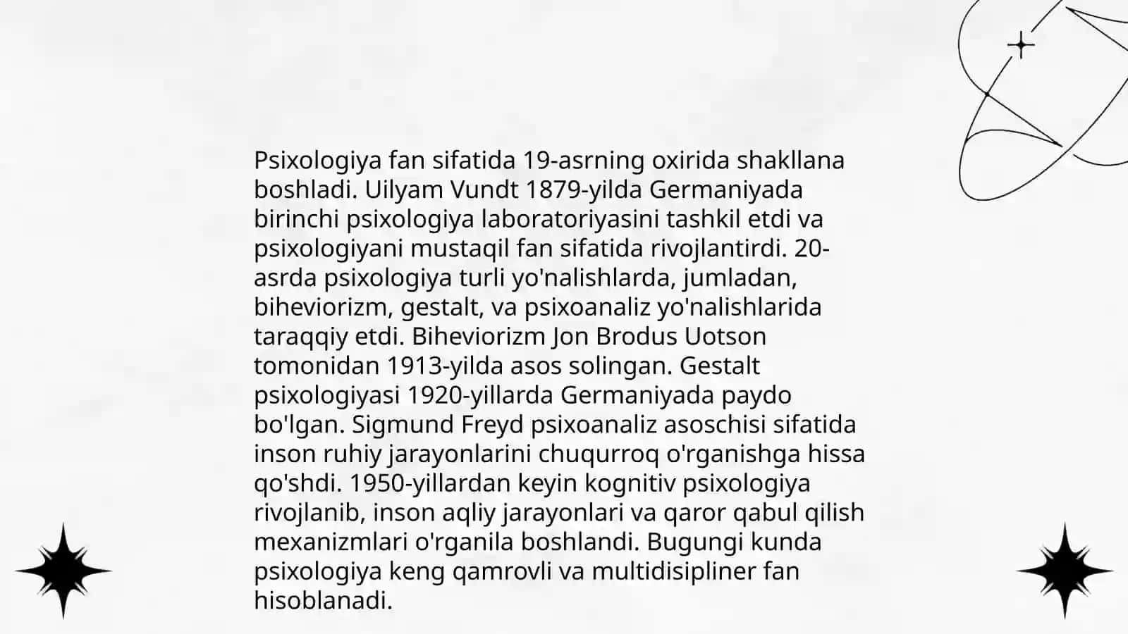 Psixalogiyaning mustaqil fan sifatida shakillanishi 4