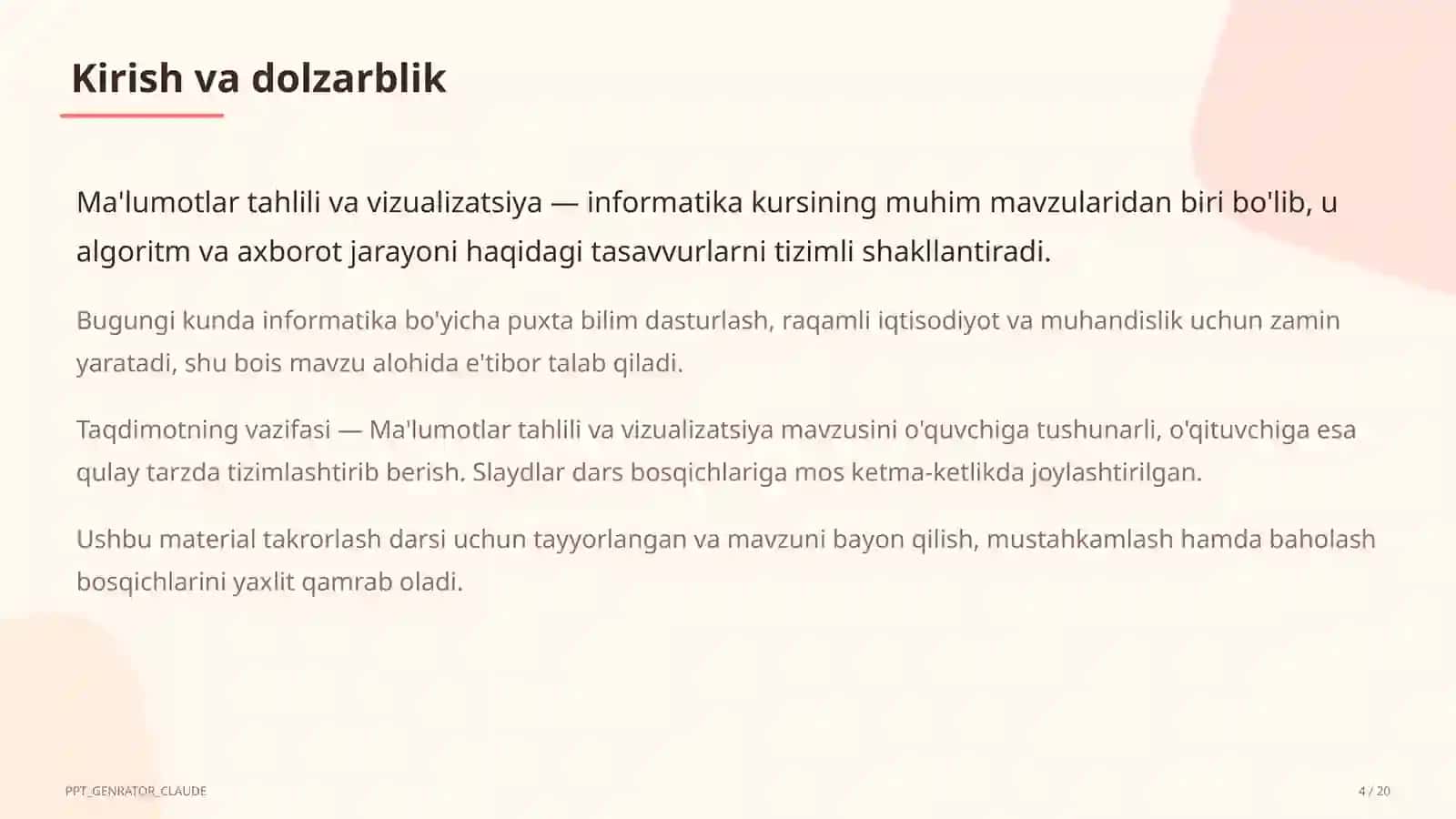 Ma'lumotlar tahlili va vizualizatsiya (11-sinf) 4