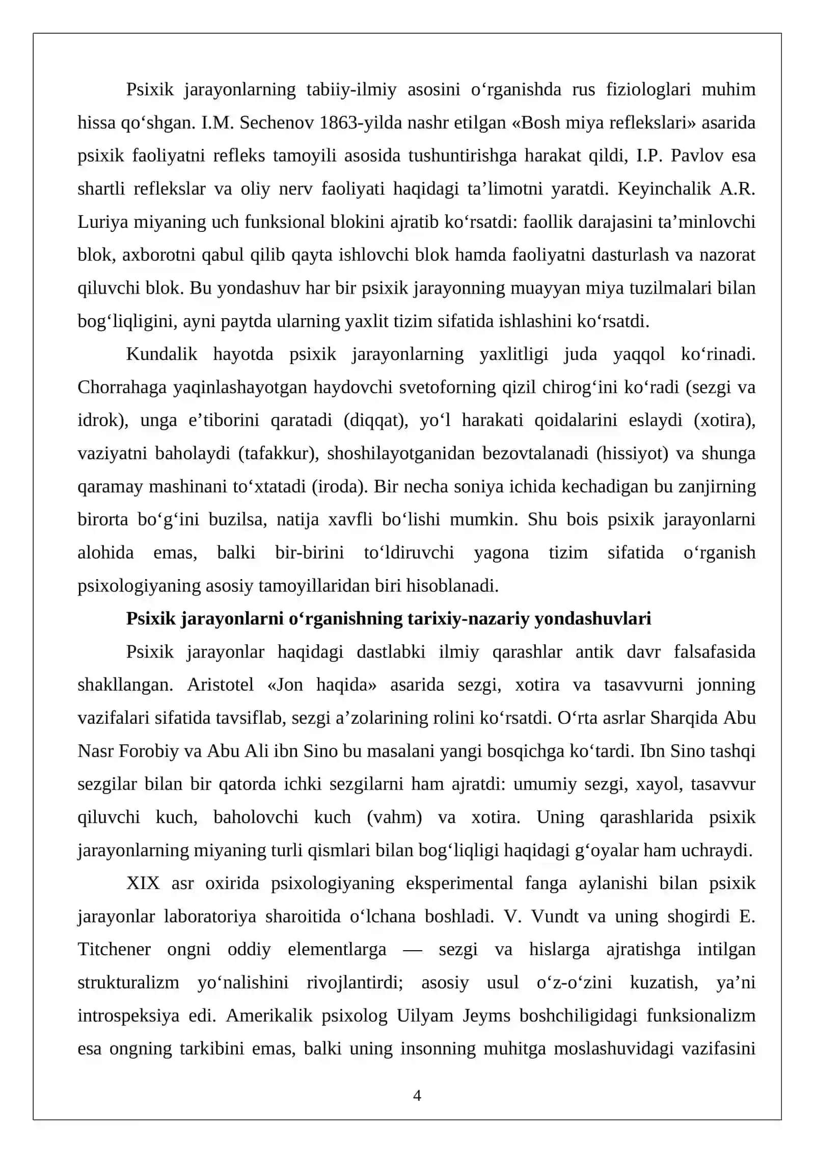 Psixik jarayonlarning inson hayotidagi ahamiyati 4