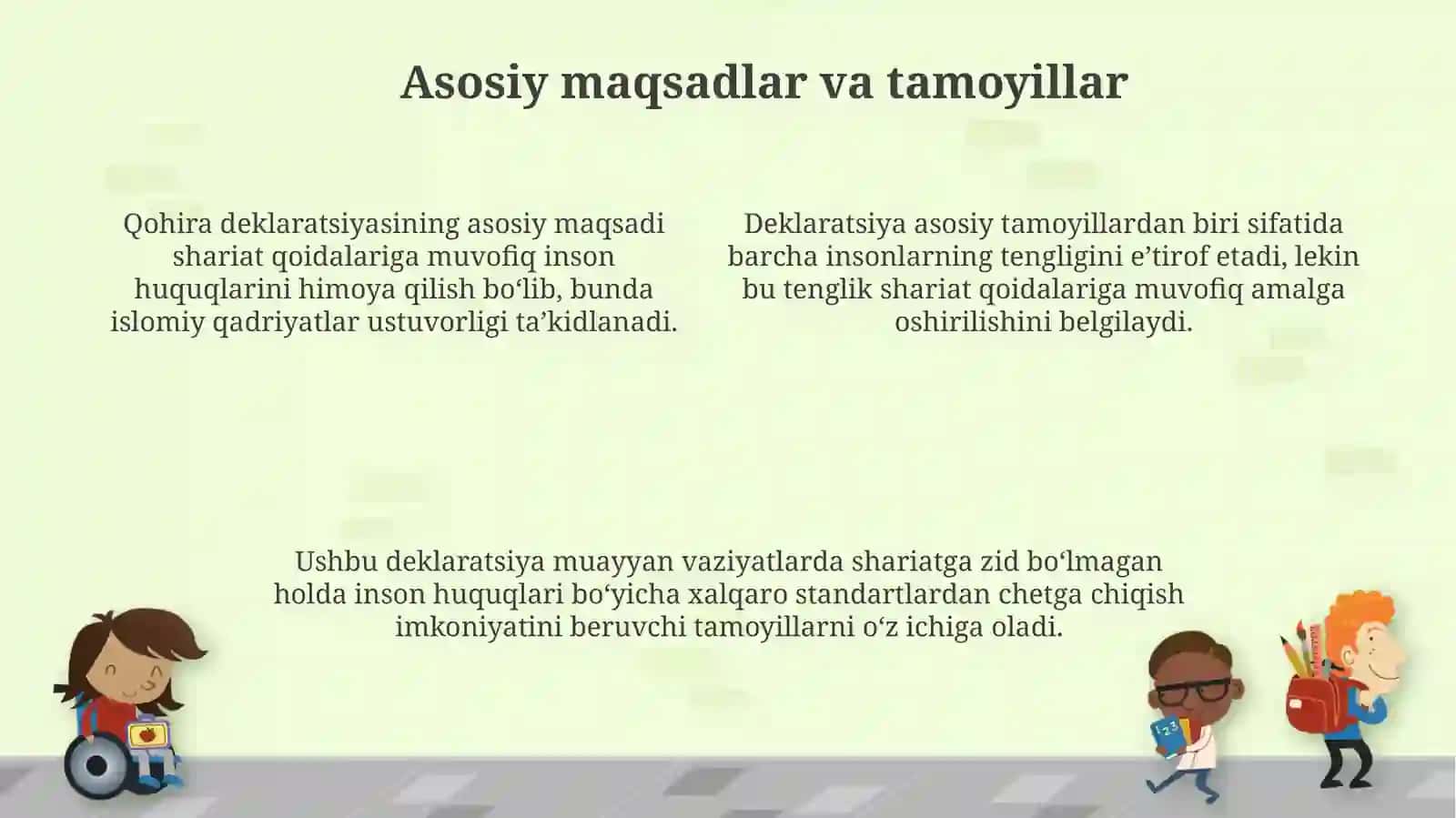 Qohira deklaratsiyasi tarixi va mazmuni 4