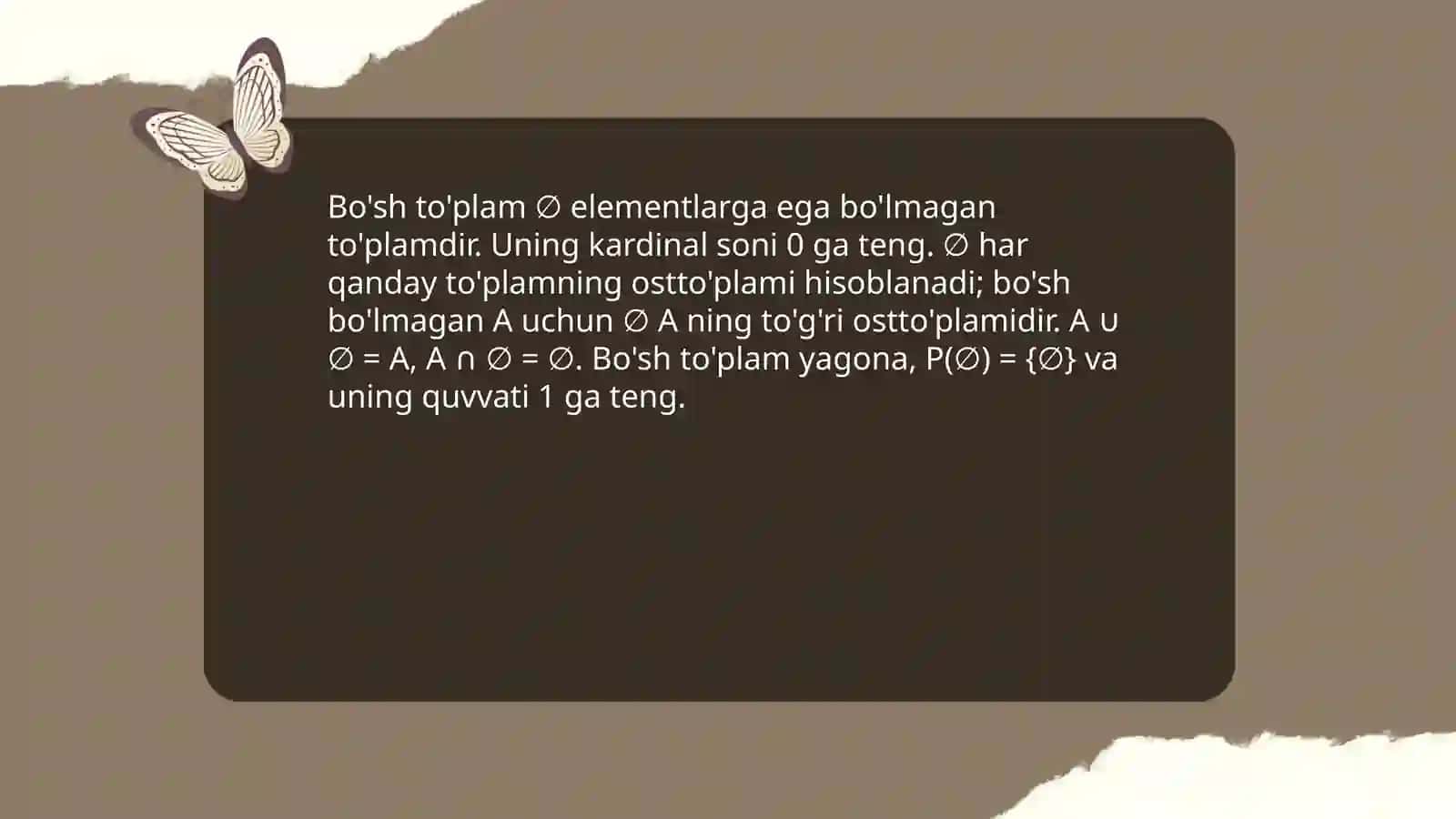 To'plamlar va ularning xossalari 4