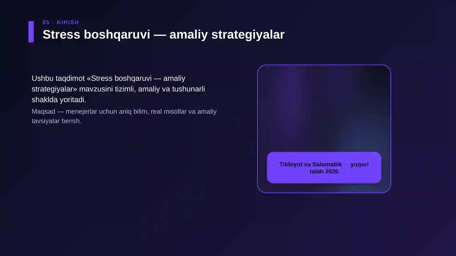 Stress boshqaruvi — amaliy strategiyalar 4