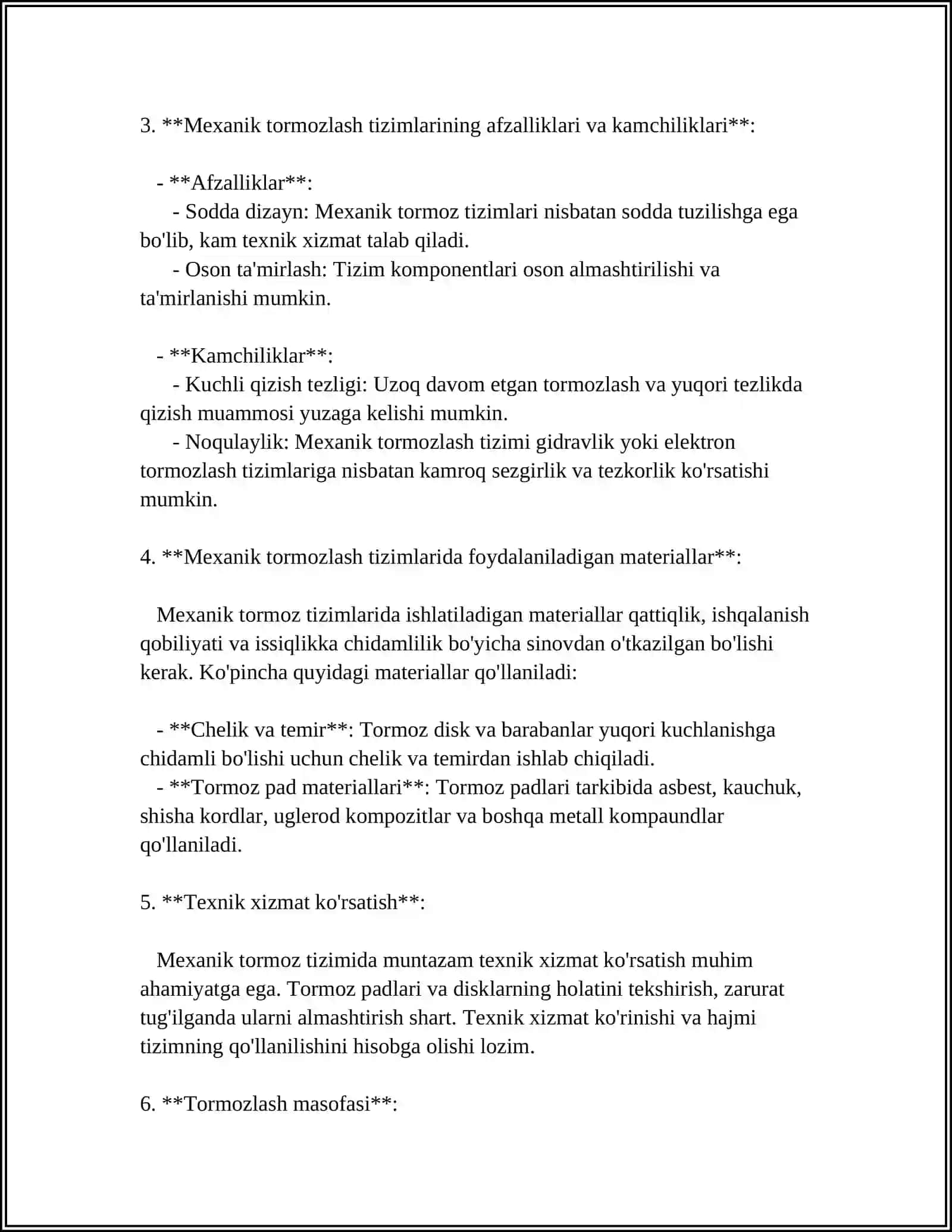 MNT TORMOZLASH TURLARI TORMOZLASH 4