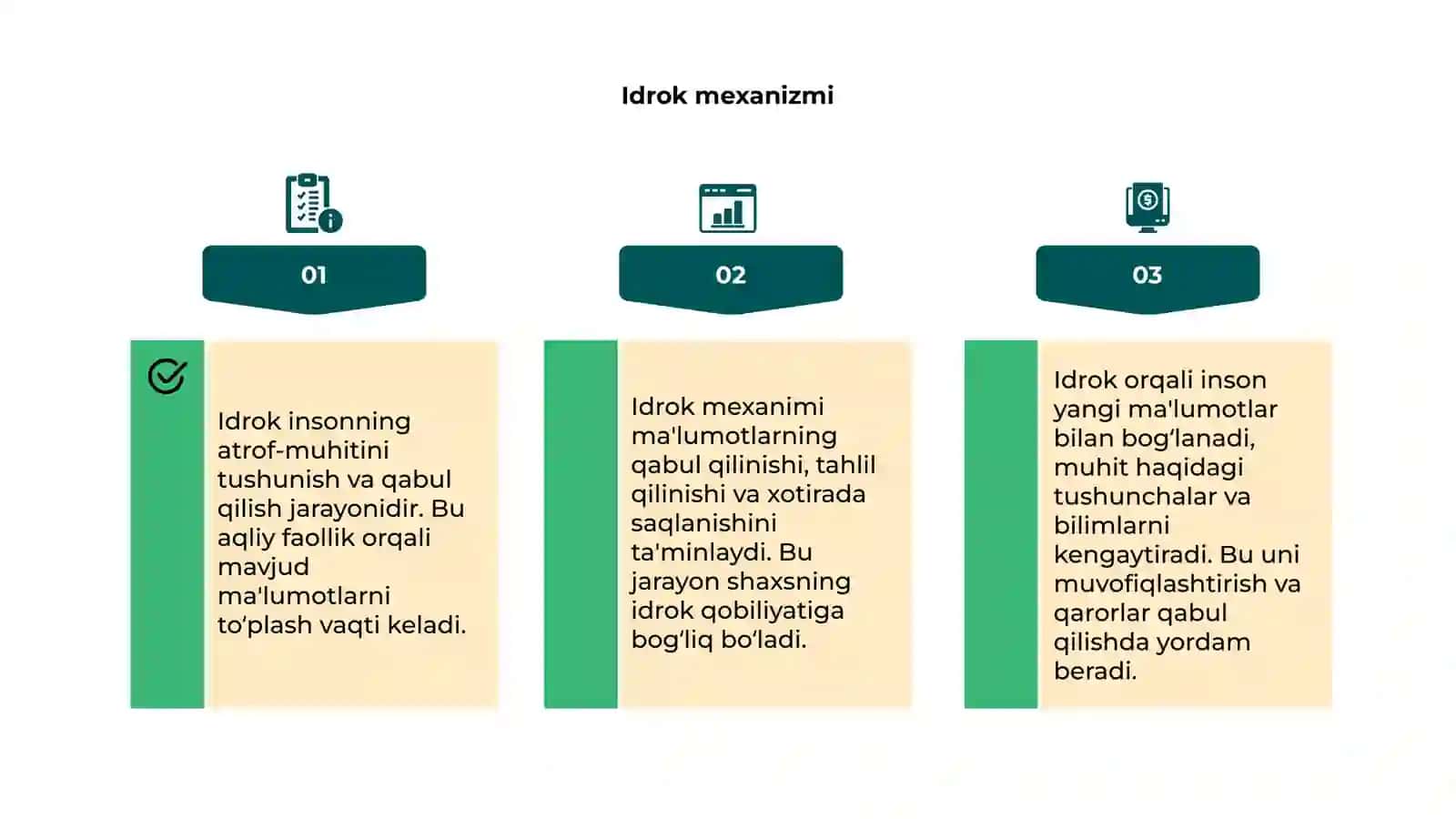 Idrok haqida tushuncha 4
