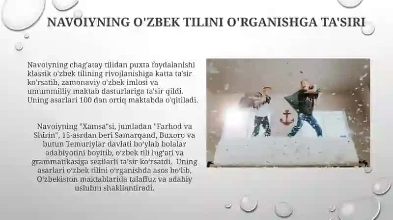 Alisher Navoiy asarlarining bolalar tarbiyasidagi oʻrni 4
