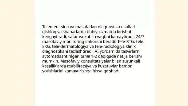 Innavatsion tibbiyotda diagnostika usullari va ularning ahamyati 4