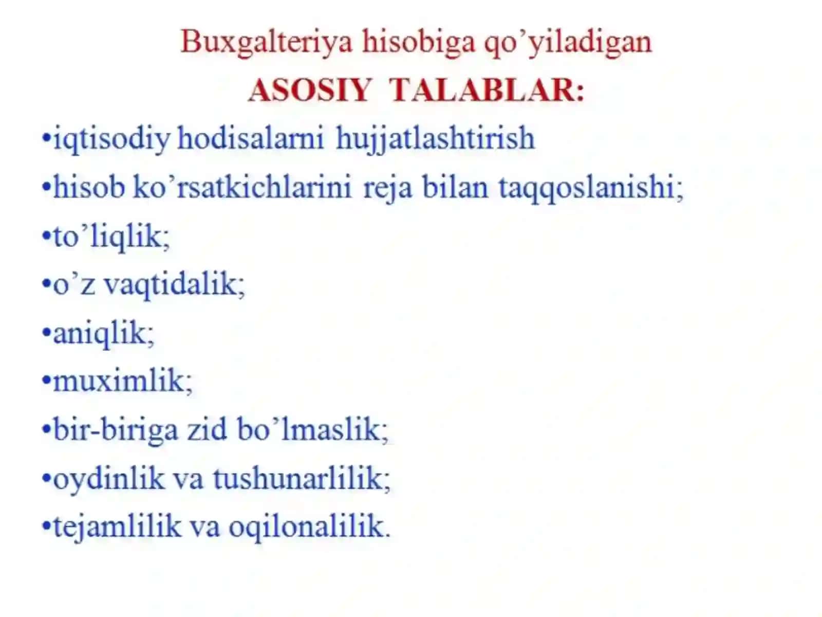 Buxgalteriya hisobining meyoriy huquqiy asoslari 4
