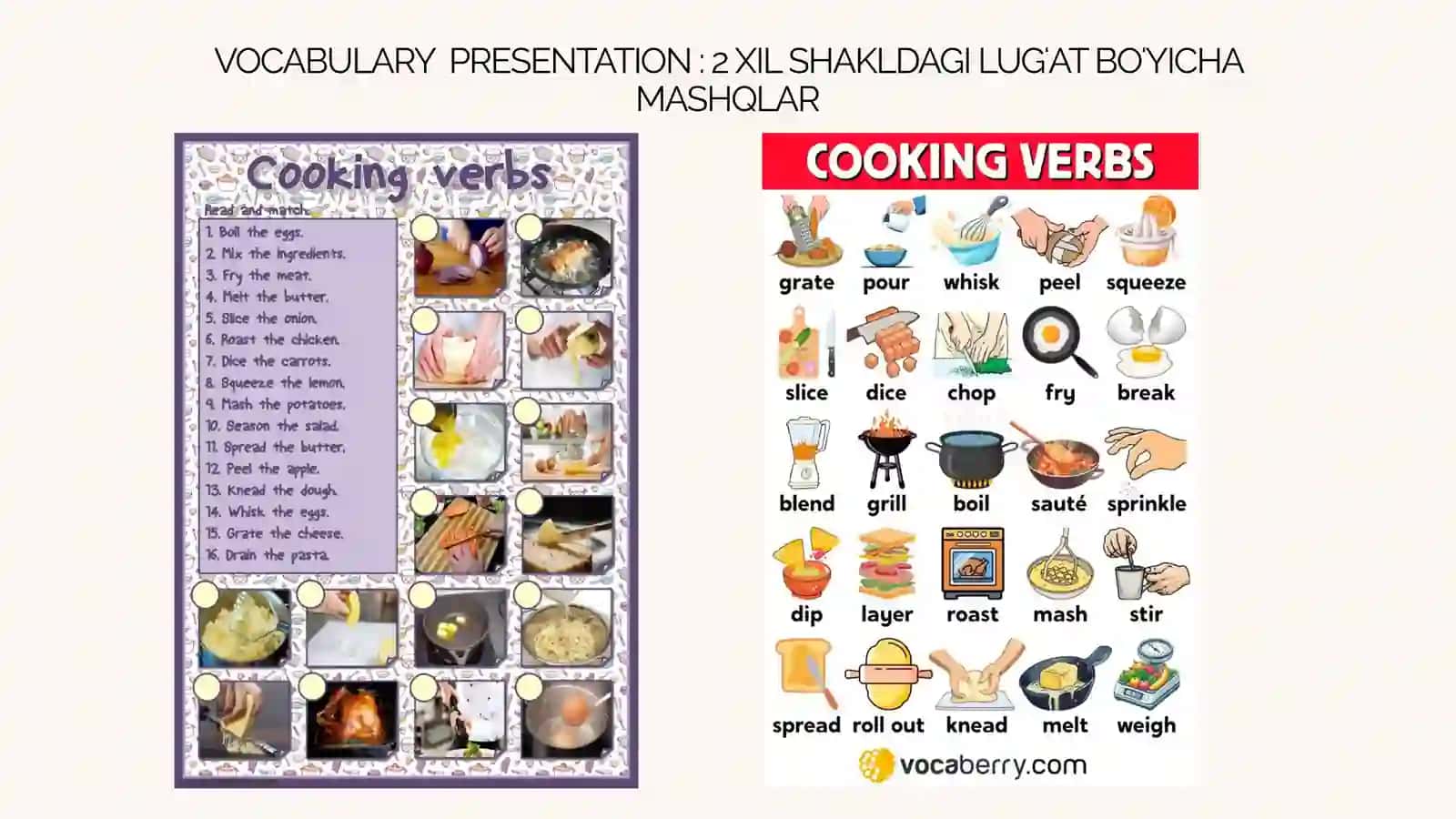 COOKING DEMO LESSON 4