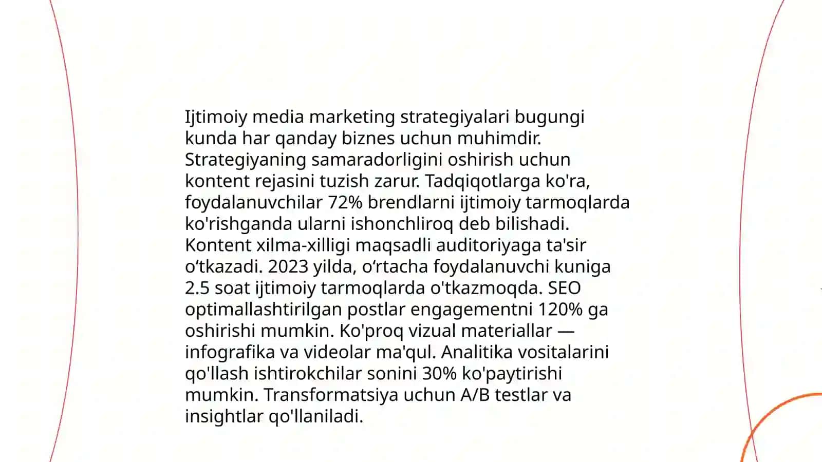 Raqamli marketing imkoniyatlari 4