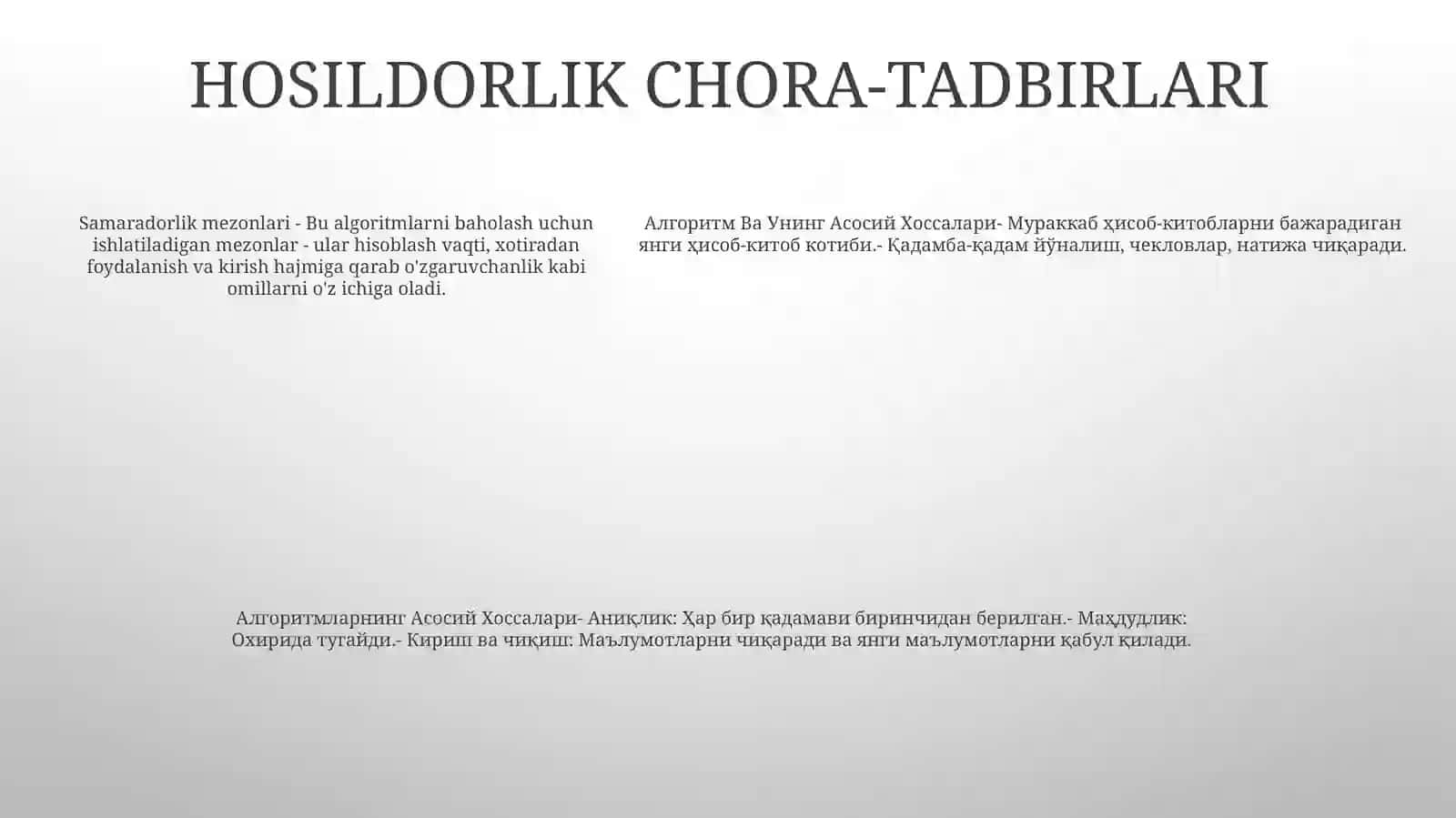Algoritm Va Uning Asosiy Xususiyatlari 4