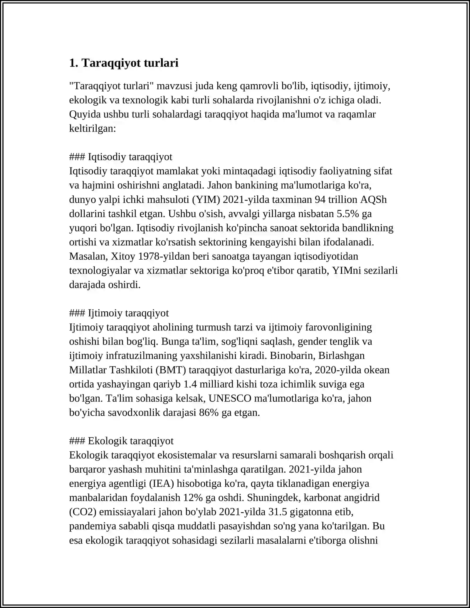 ONG TARAQQIYOTI BOYICHA TUSHUNCHA V.VUNT NAZARYASI BOYICHA 4