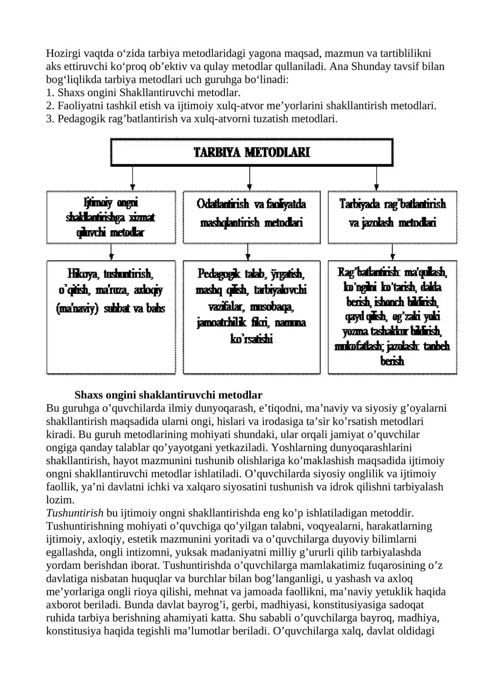 Tarbiyaviy faoliyatni tashkil etish ijtimoiy xulq-atvor me'yorlarini shakllantirish 4