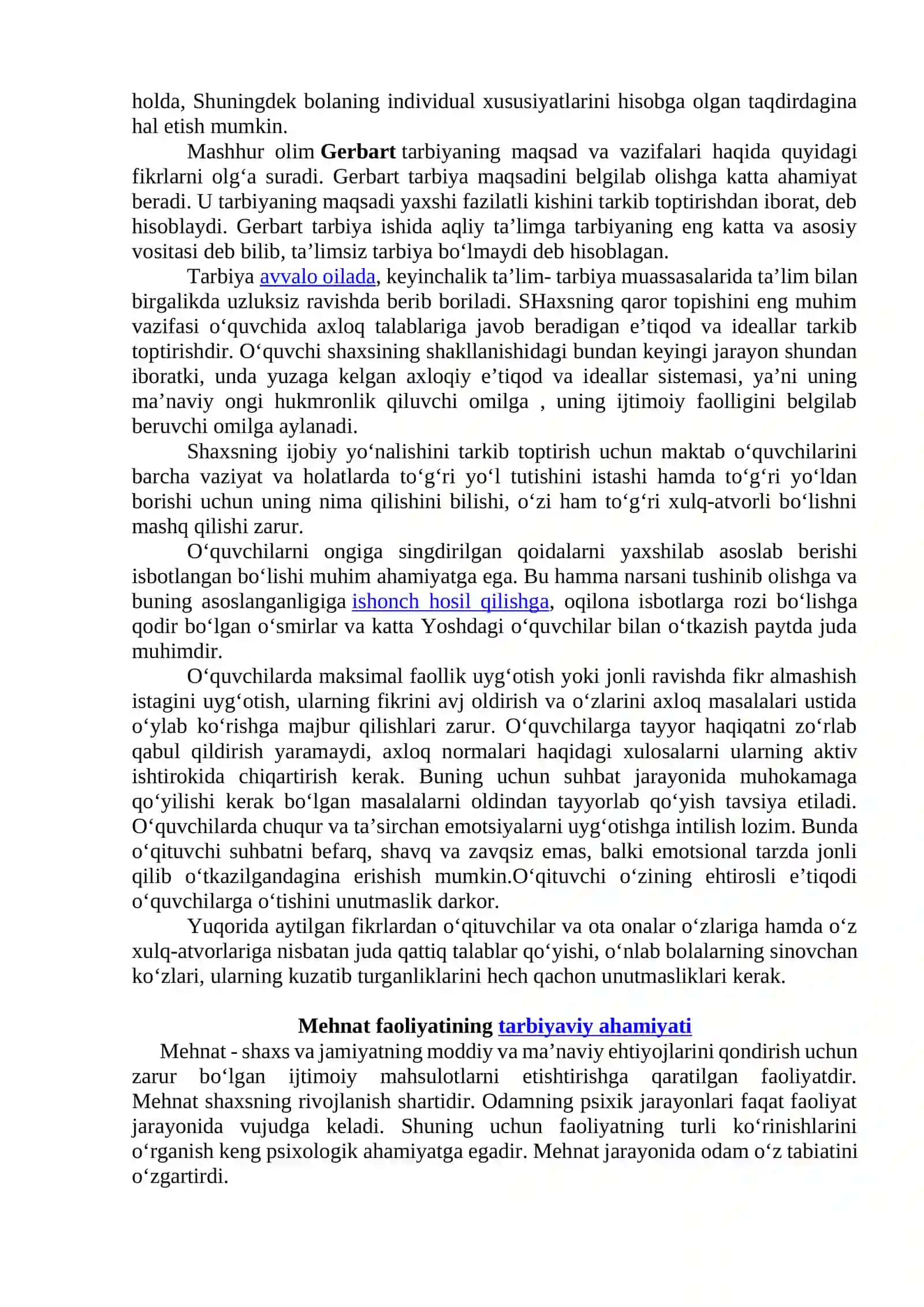 Tarbiya jarayonining psixologik asoslari 4