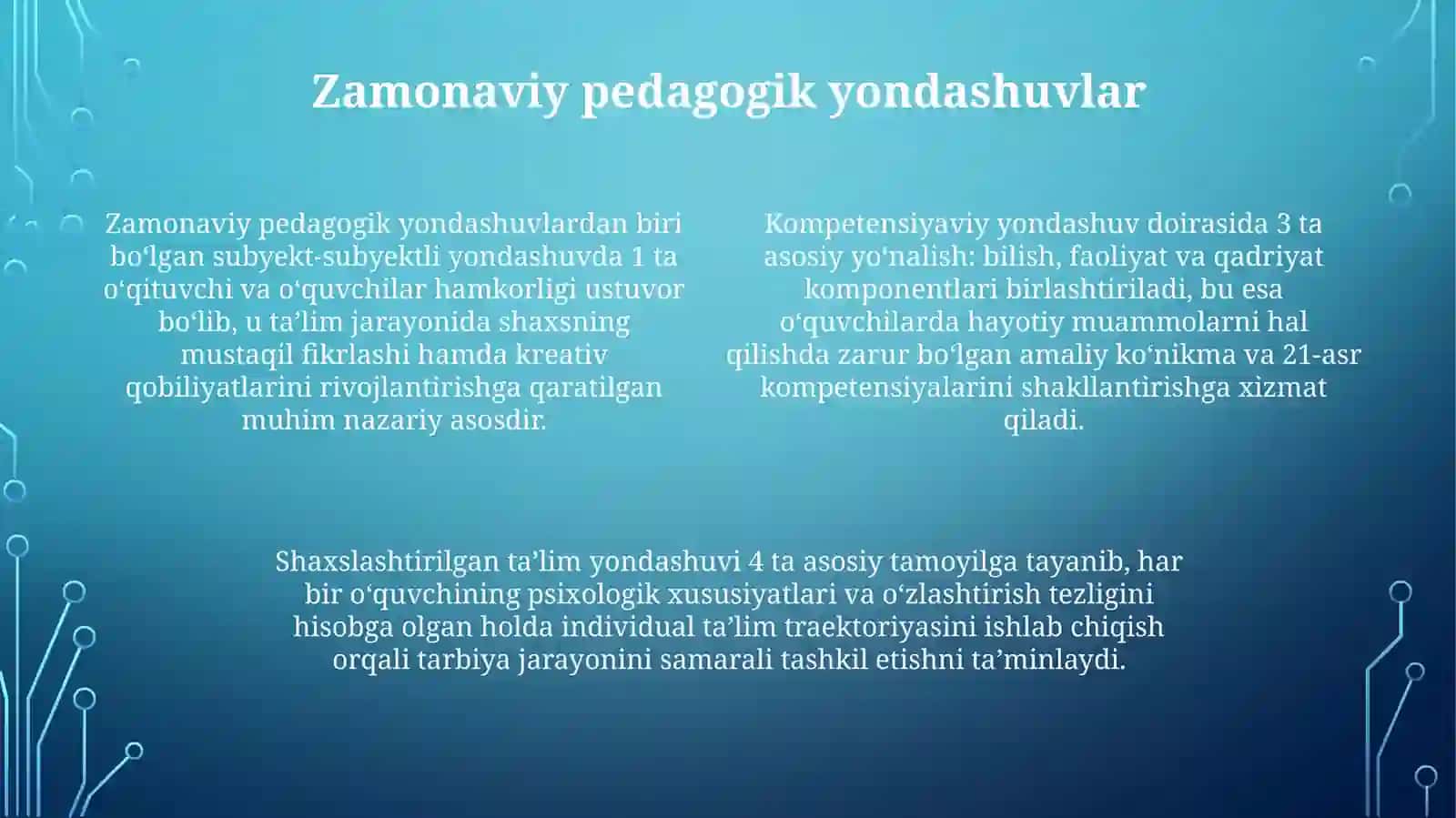 Zamonaviy pedagogik yondashuvlar va raqamli texnologiyalar 4