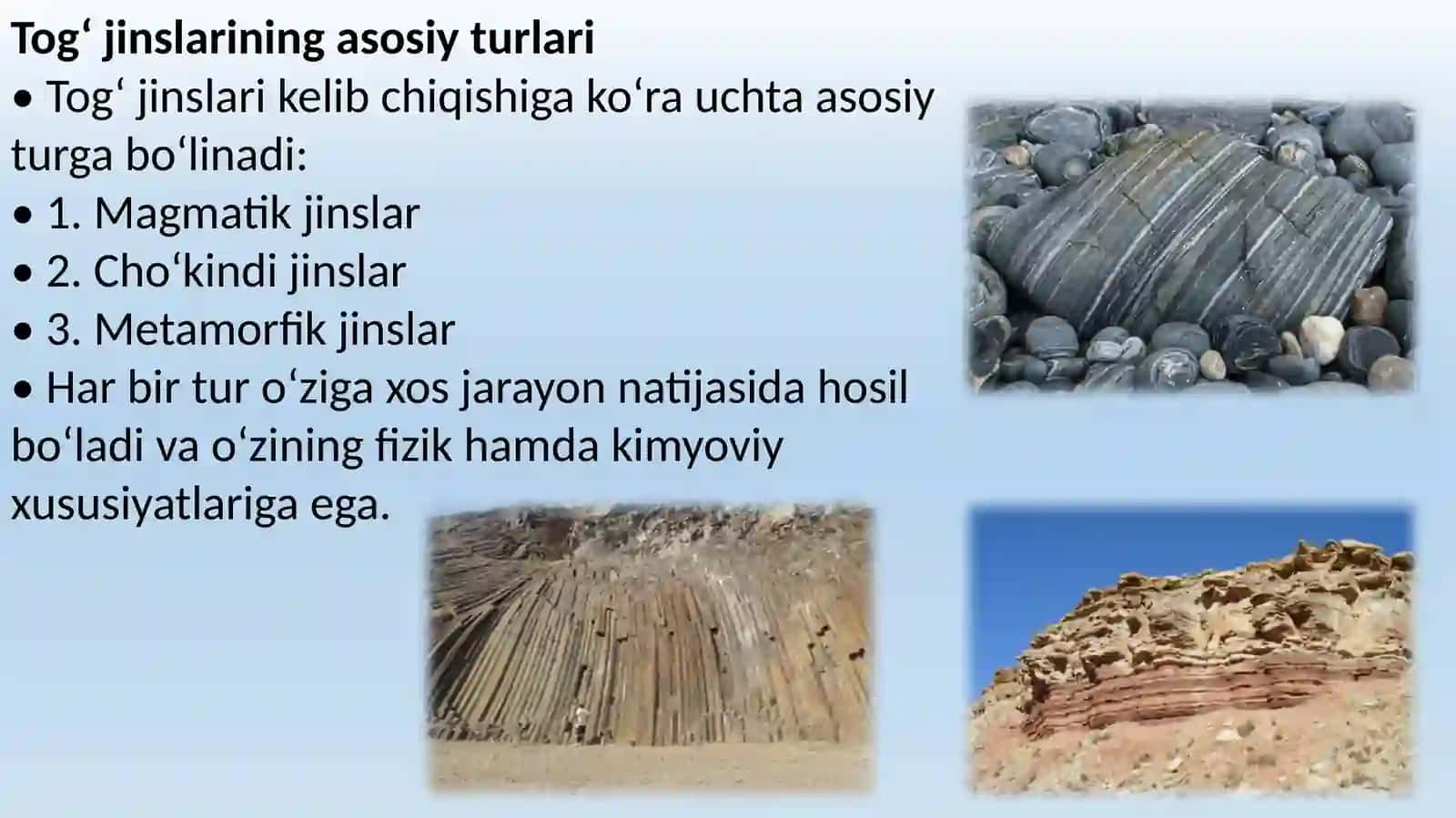Magmatik va metamorfik jinslar va geologiya muzeyi 4