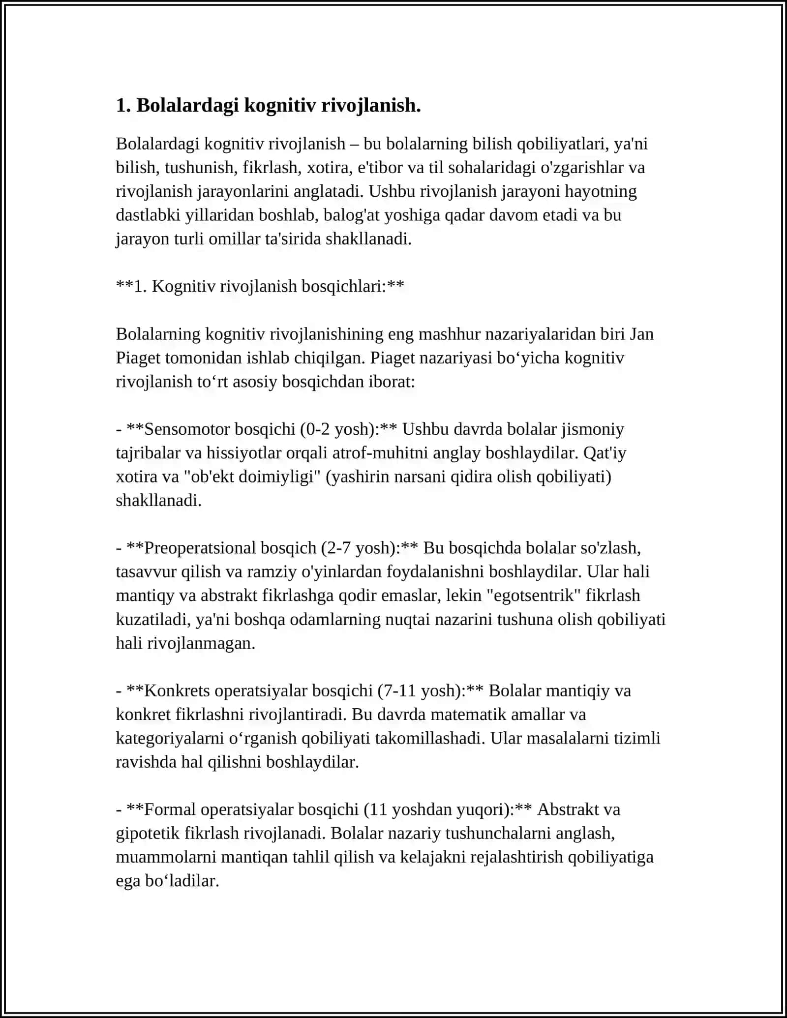 PSIXOLOGNING MAKTABGACHA TARBIYA MUASSASASIDAGI ISHLARI 4