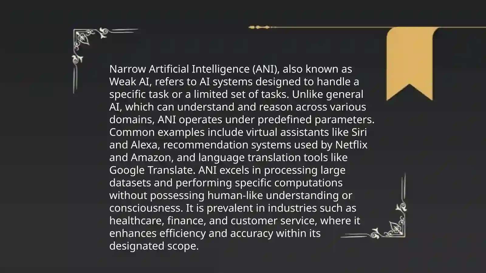 General vs Narrow Artificial Intelligence 4