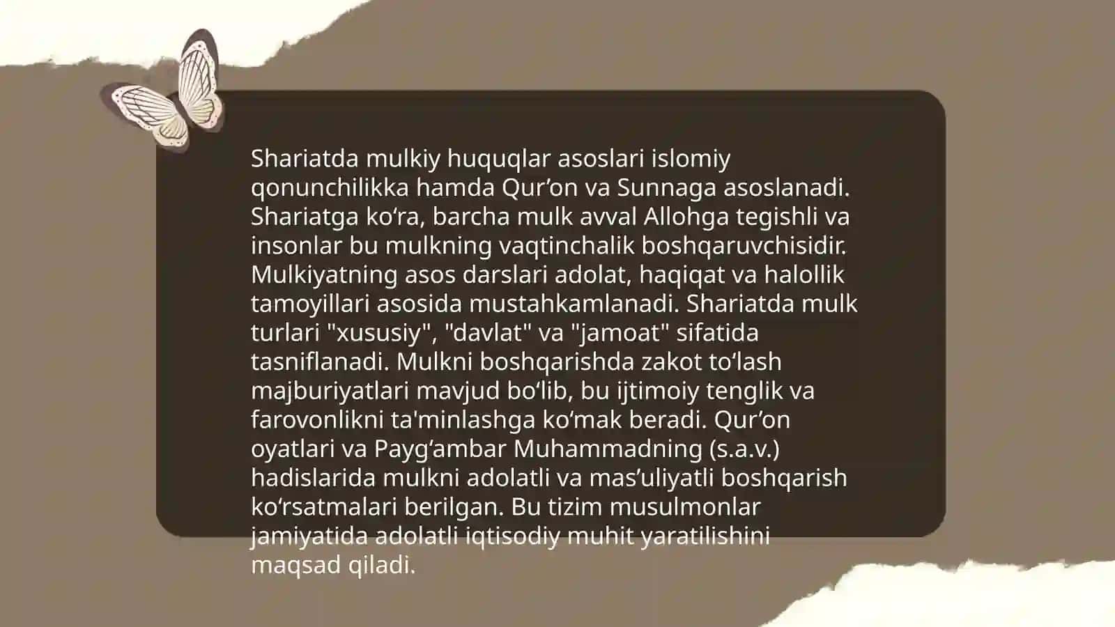 Islomda mulkiy huquqlar 4