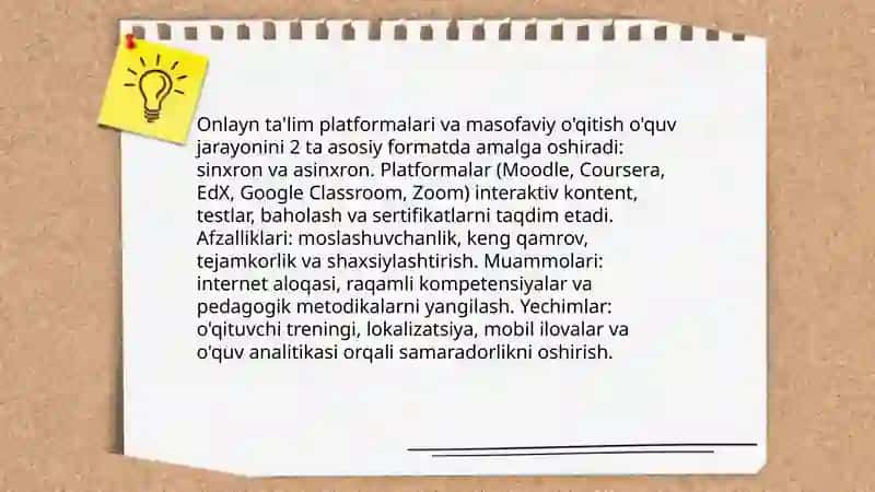 Ta'limda sun'iy intellekt va adaptiv o'qitish tizimlari 4
