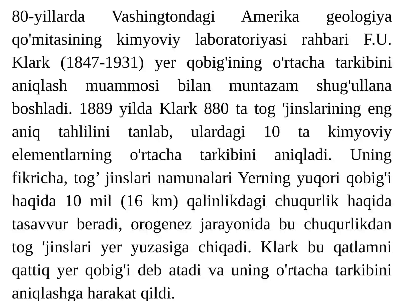 Kimyoviy elementlarning yer pustida tarqalish qonuniyatlari 4