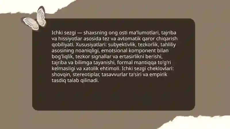 Sezgi 4