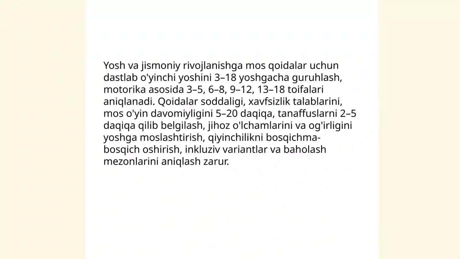 Harakatli oʻyinlarni tuzish va qoidalarini ishlab chiqarish 4