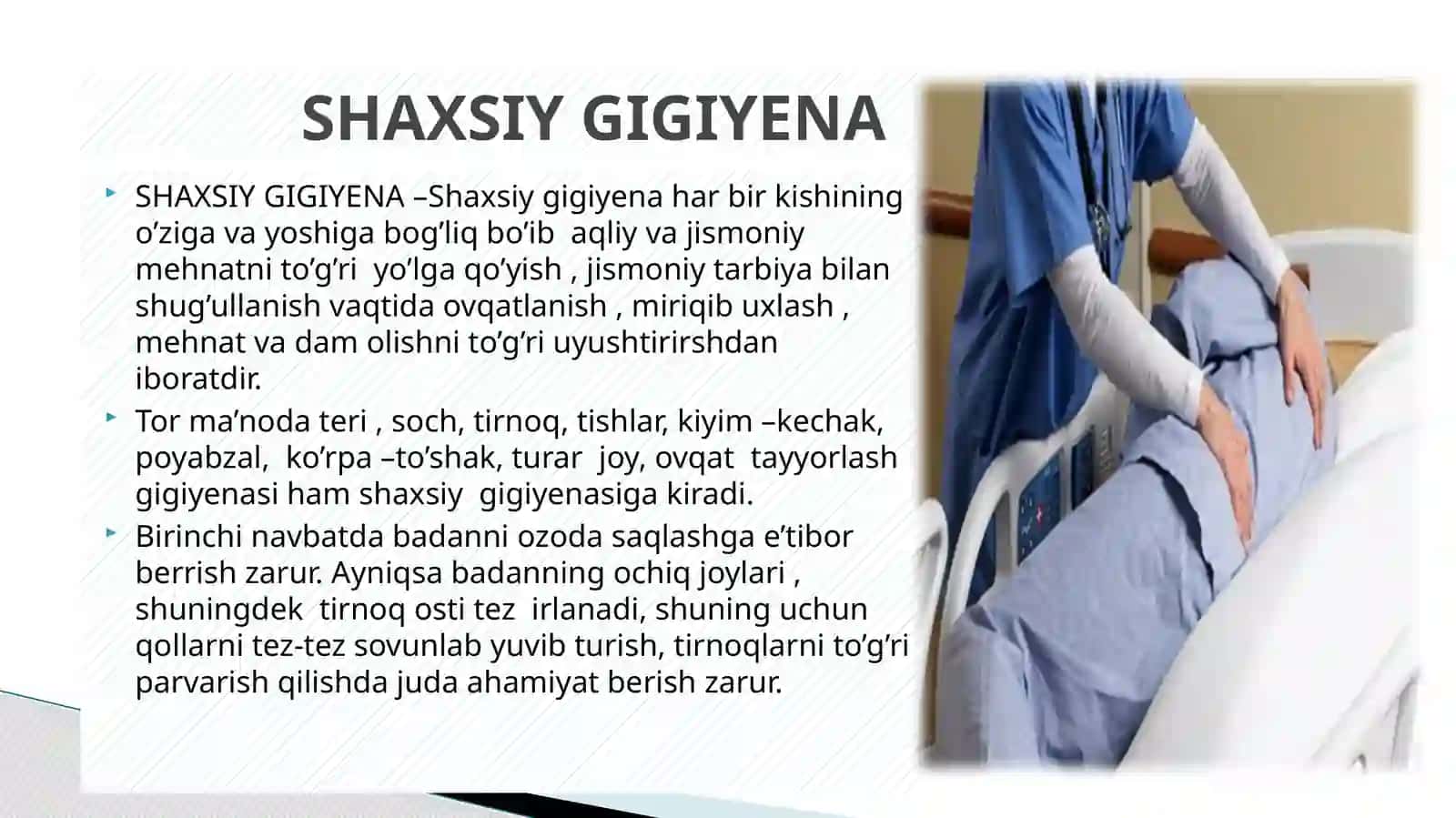 Bemorlarning shaxsiy gigiyenasi 4