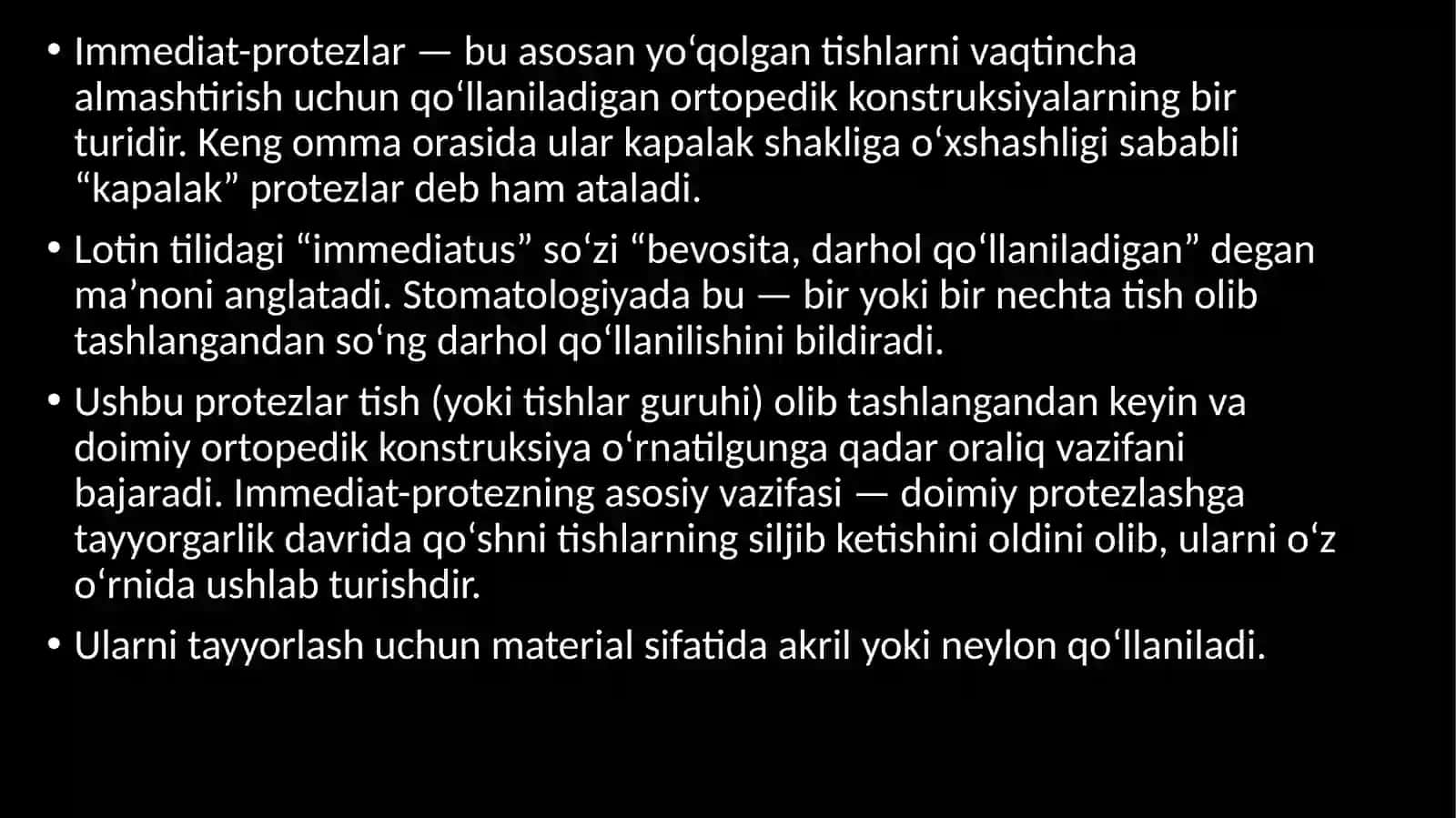 Immediate protezlari 4