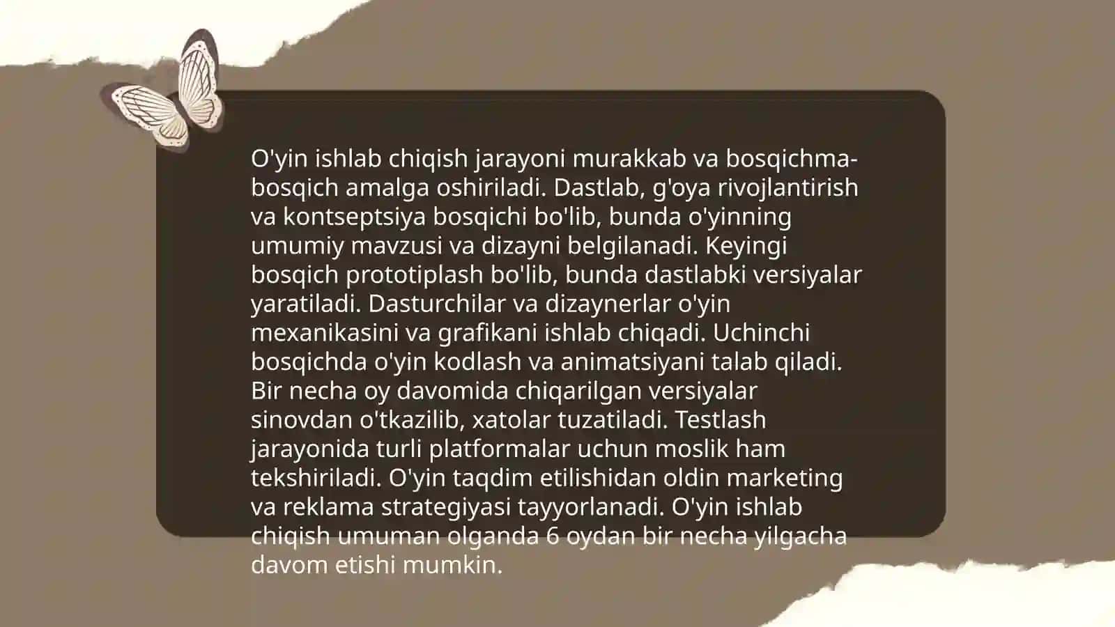 Kompyuter o'yinlari. Manqurtlik vositasi 4