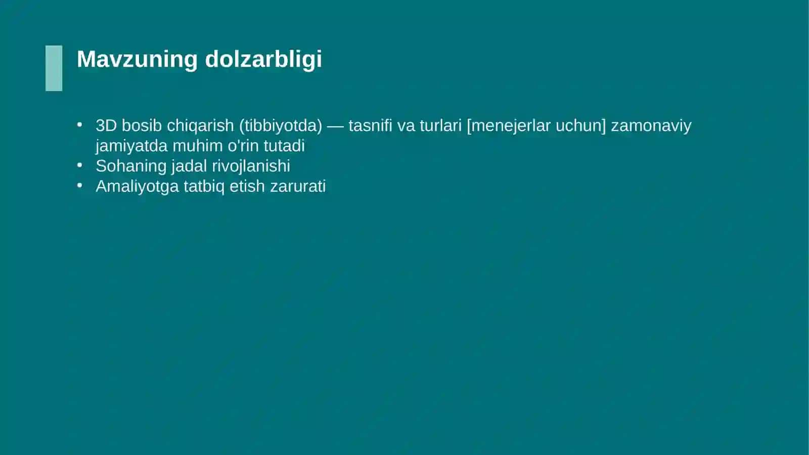 3D bosib chiqarish (tibbiyotda) — tasnifi va turlari [menejerlar uchun] 4
