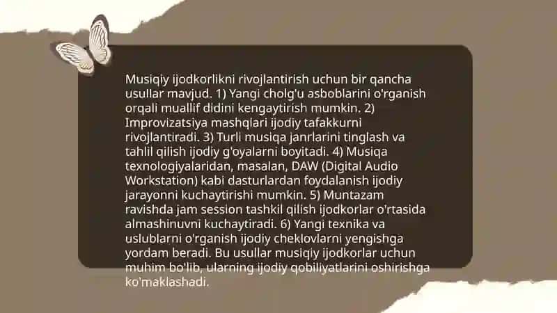 Bolalarning mustaqil musiqiy faoliyati 4