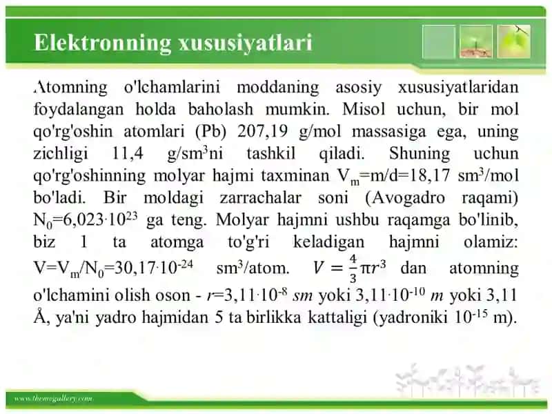 Elektromagnit maydon bilan molekulaning oʻzaro ta’siri 4