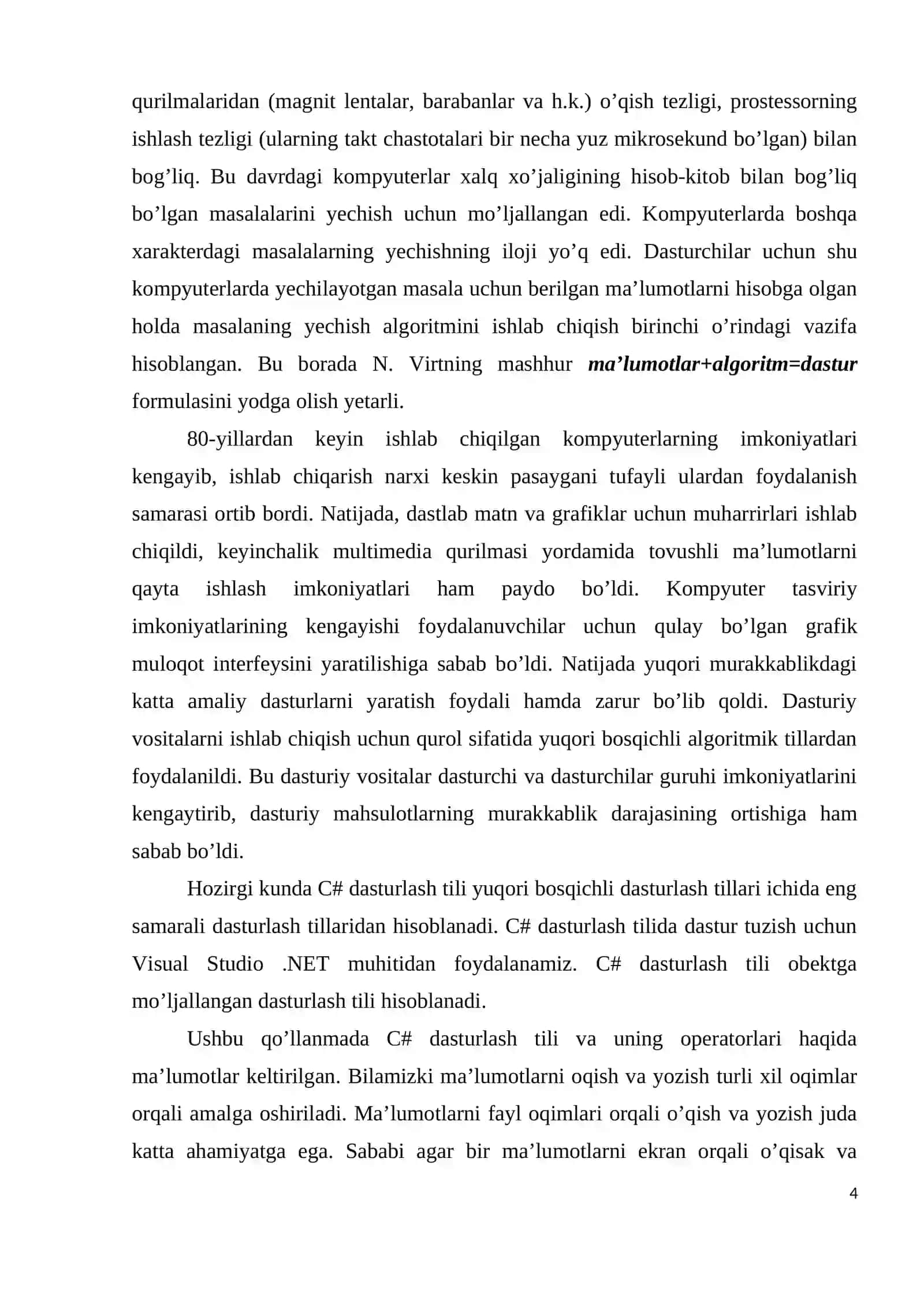 C# dasturlash tilida Timer komponentasi yordamida dasturlar yaratish 4