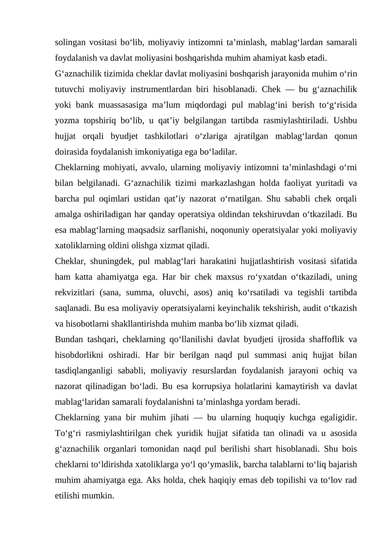 G'aznachilikdacheklar bo'yicha naqd pul olish qoidalari 4